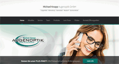 Desktop Screenshot of knapp-augenoptik.de